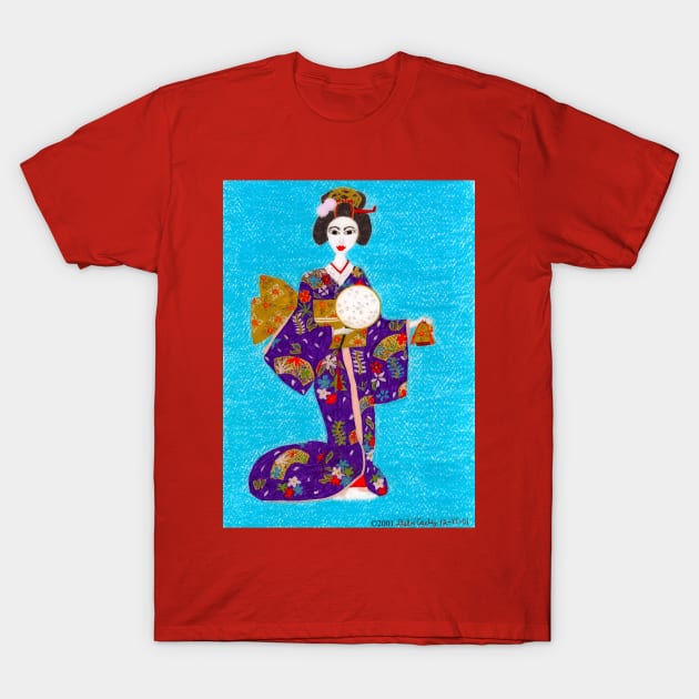 Geisha Doll T-Shirt by DebiCady